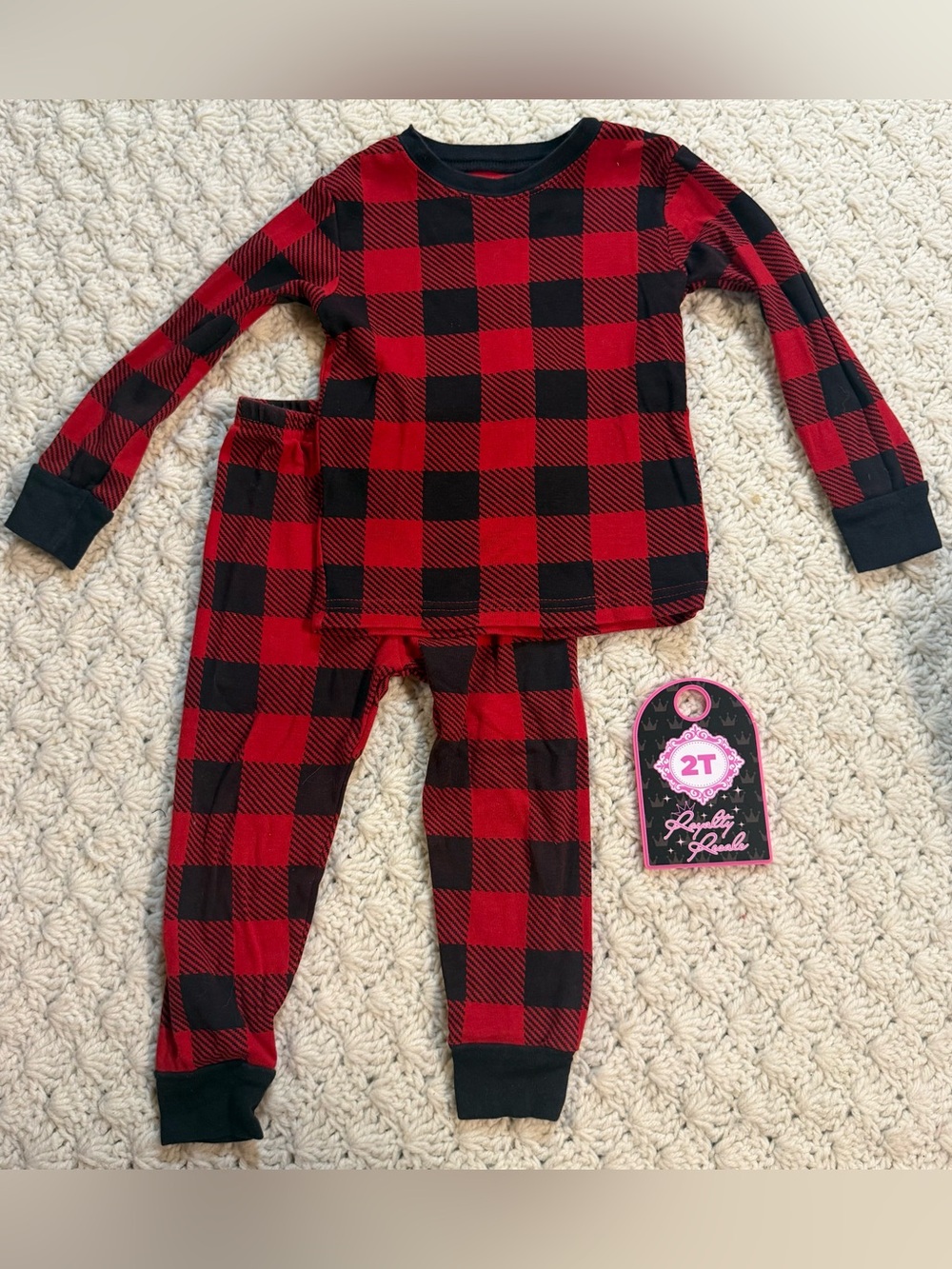 Carter's Red and Black Buffalo Plaid Pajama Set